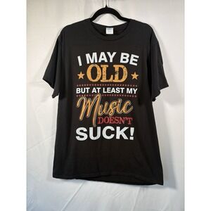 Port Company T shirt size L May Be Old at‎ least my music doesnt